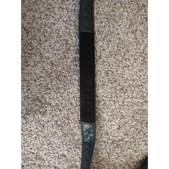 SAS Navy Blue Leather Hobo Crossbody Bag • Adjustable Strap - Picture 4 of 12